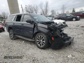 2021 Chevrolet Tahoe LS z VIN 1GNSKMKD8MR191699, wystawiony jako Copart lot #84043944 z przebiegiem Nie podano mil oraz Szkoda całkowita • Salvage title. Historia ofert i sprzedaży dostępna na DreamBid. Obrazek 4.