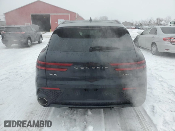 2022 Genesis GV70 Sport с VIN KMUMCDTC1NU018316, выставлен на аукционе Copart как лот 43266355 с пробегом 46 048 миль миль и Чистый • Clean title. История ставок и продаж доступна на DreamBid. Изображение 6.