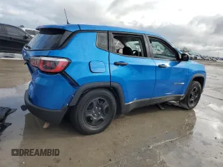 2017 Jeep Compass Sport with VIN 3C4NJCAB2HT690739, listed as a Copart auction lot 85103254 with 120,510 mi miles and Salvage Title. Bid and sale history available at carsss.com. Image 3.