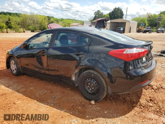 2016 Kia Forte LX with VIN KNAFK4A66G5585093, listed as a Copart auction lot 52929135 with 194,227 mi miles and Salvage Title. Bid and sale history available at carsss.com. Image 2.