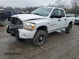2006 Dodge Ram 2500 SLT with VIN 3D7KS28C86G131748, listed as a Copart auction lot 47066785 with 375,947 mi miles and Salvage Title. Bid and sale history available at carsss.com. Image 1.