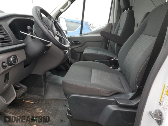 2023 Ford Transit with VIN 1FTYE2CG1PKB20025, listed as a Copart auction lot 80153603 with 44,964 mi miles and Salvage title. Bid and sale history available at DreamBid. Image 7.