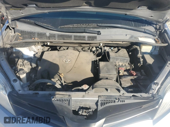 2018 Toyota Sienna L with VIN 5TDZZ3DC4JS925902, listed as a Copart auction lot 85373474 with 109,250 mi miles and Salvage Title. Bid and sale history available at DreamBid. Image 12.
