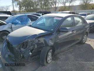 2008 Hyundai Accent GLS with VIN KMHCN46C38U229764, listed as a Copart auction lot 41918725 with 0 mi miles and Salvage Title. Bid and sale history available at carsss.com. Image 1.