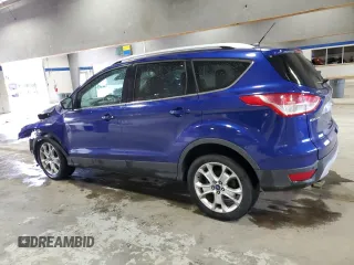 2014 Ford Escape Titanium with VIN 1FMCU9JX8EUC41088, listed as a Copart auction lot 52568435 with 114,907 mi miles and Salvage Title. Bid and sale history available at DreamBid. Image 2.