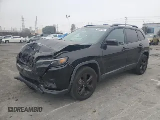 2019 Jeep Cherokee Altitude with VIN 1C4PJMLN9KD355318, listed as a Copart auction lot 43944105 with 35,457 mi miles and Salvage Title. Bid and sale history available at carsss.com. Image 1.