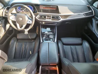 2021 BMW X7 ALPINA XB7 with VIN 5UXCX6C15M9G12505, listed as a Copart auction lot 74230214 with 75,597 mi miles and Salvage Title. Bid and sale history available at carsss.com. Image 8.