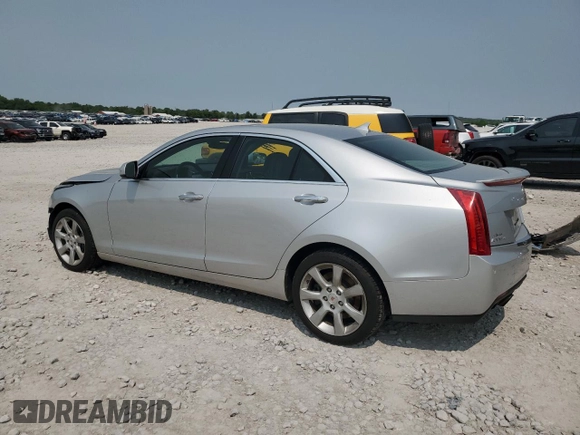2013 Cadillac ATS z VIN 1G6AG5RXXD0125335, wystawiony jako Copart lot #59125695 z przebiegiem Nie podano mil oraz Czysty tytuł • Clean title. Historia ofert i sprzedaży dostępna na DreamBid. Obrazek 2.