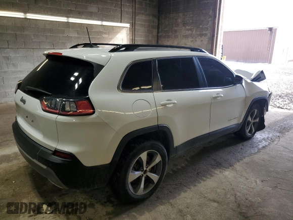 2022 Jeep Cherokee Limited with VIN 1C4PJMDX2ND510344, listed as a Copart auction lot 47534305 with 39,220 mi miles and Salvage Title. Bid and sale history available at DreamBid. Image 3.