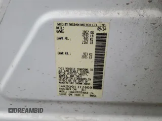 2015 Nissan LEAF SV with VIN 1N4AZ0CP0FC312609, listed as a Copart auction lot 70430622 with 55,198 mi miles. Bid and sale history available at carsss.com. Image 13.
