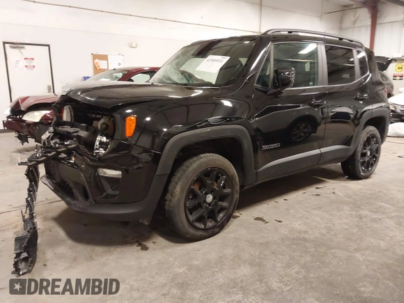 2021 Jeep Renegade 80th Anniversary z VIN ZACNJDBB7MPM53604, wystawiony jako IAAI lot #41909531 z przebiegiem 44 668 mil mil oraz . Historia ofert i sprzedaży dostępna na DreamBid. Obrazek 2.