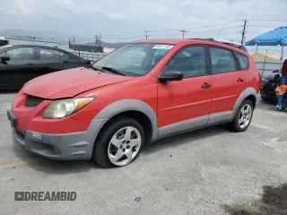 2003 Pontiac Vibe with VIN 5Y2SM64813Z438977, listed as a Copart auction lot 59441135 with 77,626 mi miles and Clean title. Bid and sale history available at DreamBid. Image 1.