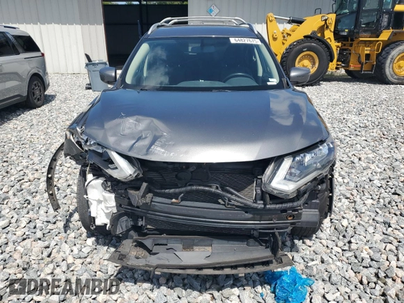 2017 Nissan Rogue S with VIN JN8AT2MV2HW017215, listed as a Copart auction lot 64827675 with 84,169 mi miles and Salvage title. Bid and sale history available at DreamBid. Image 5.
