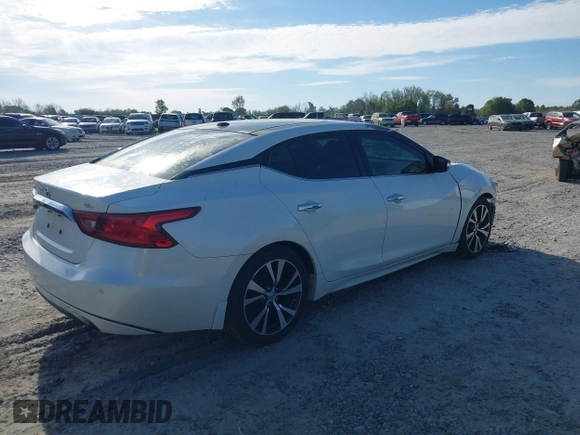 2017 Nissan Maxima SR with VIN 1N4AA6AP6HC377478, listed as a IAAI auction lot 41905217 with 121,071 mi miles and . Bid and sale history available at DreamBid. Image 4.