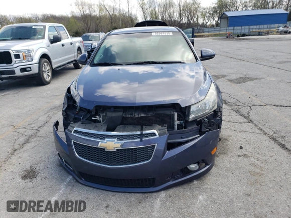 2013 Chevrolet Cruze 1LT with VIN 1G1PC5SB5D7249787, listed as a Copart auction lot 52697035 with 153,129 mi miles and Salvage Title. Bid and sale history available at carsss.com. Image 5.