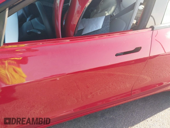 2023 Tesla Model 3 with VIN 5YJ3E1EA9PF695547, listed as a IAAI auction lot 40100334 with Not Provided miles and . Bid and sale history available at DreamBid. Image 21.