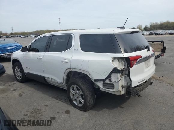 2018 GMC Acadia SLE z VIN 1GKKNKLA2JZ111600, wystawiony jako Copart lot #53423955 z przebiegiem 92 118 mil mil oraz Szkoda całkowita • Salvage title. Historia ofert i sprzedaży dostępna na DreamBid. Obrazek 2.