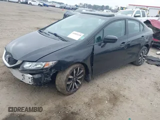 2015 Honda Civic Sedan EX-L with VIN 19XFB2F95FE047952, listed as a IAAI auction lot 41803118 with 1 mi miles. Bid and sale history available at carsss.com. Image 16.