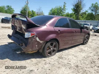 2008 Mazda 6 i Sport VE with VIN 1YVHP80C285M22738, listed as a Copart auction lot 52025935 with 281,656 mi miles and Salvage Title. Bid and sale history available at carsss.com. Image 3.