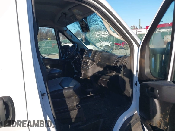 2023 Ram ProMaster Cargo with VIN 3C6LRVAG2PE540096, listed as a IAAI auction lot 41654729 with 17,568 mi miles and . Bid and sale history available at DreamBid. Image 5.