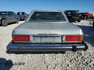 1984 Mercedes-Benz 380 380SL with VIN WDBBA45A9EA015255, listed as a Copart auction lot 43467645 with 162,710 mi miles and Clean Title. Bid and sale history available at carsss.com. Image 6.