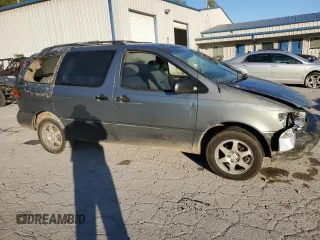 1999 Toyota Sienna LE with VIN 4T3ZF13C4XU137126, listed as a Copart auction lot 75205074 with 0 mi miles and Salvage Title. Bid and sale history available at carsss.com. Image 4.