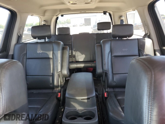 2006 Infiniti QX56 with VIN 5N3AA08C86N814864, listed as a Copart auction lot 57924084 with 120,210 mi miles and Salvage Title. Bid and sale history available at carsss.com. Image 10.