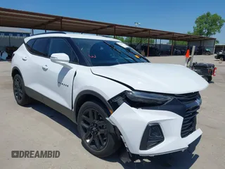 2022 Chevrolet Blazer LT with VIN 3GNKBCR4XNS169556, listed as a IAAI auction lot 42336668 with 42,943 mi miles and . Bid and sale history available at DreamBid. Image 1.