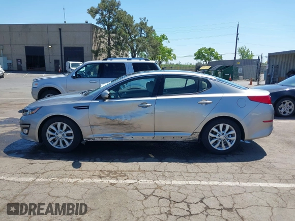 2014 Kia Optima EX with VIN 5XXGN4A75EG317958, listed as a IAAI auction lot 42075557 with 138,903 mi miles and . Bid and sale history available at carsss.com. Image 14.