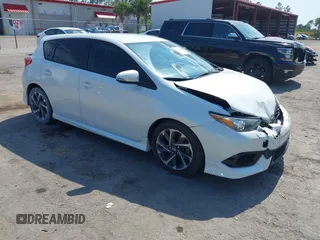 2016 Scion iM z VIN JTNKARJE3GJ511304, wystawiony jako IAAI lot #42231891 z przebiegiem 78 485 mil mil oraz . Historia ofert i sprzedaży dostępna na DreamBid. Obrazek 1.