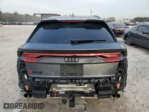 2020 Audi RS Q8 z VIN WU1ARAF16LD020446, wystawiony jako Copart lot #43275034 z przebiegiem Nie podano mil oraz . Historia ofert i sprzedaży dostępna na DreamBid. Obrazek 6.