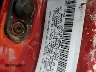 2006 Pontiac Vibe with VIN 5Y2SL65866Z422067, listed as a Copart auction lot 58843445 with Not provided miles and Salvage title. Bid and sale history available at DreamBid. Image 12.