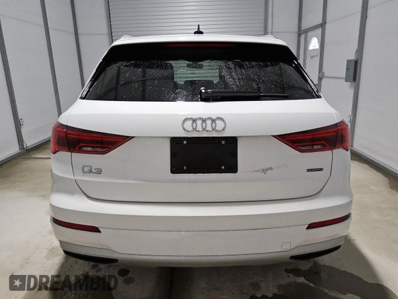 2021 Audi Q3 Premium with VIN WA1AUCF34M1090677, listed as a Copart auction lot 56111815 with 93,573 mi miles and Clean title. Bid and sale history available at DreamBid. Image 6.