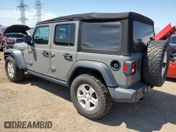 2018 Jeep Wrangler Unlimited Sport with VIN 1C4HJXDG9JW209512, listed as a Copart auction lot 61839505 with 155,953 mi miles and Clean title. Bid and sale history available at DreamBid. Image 2.