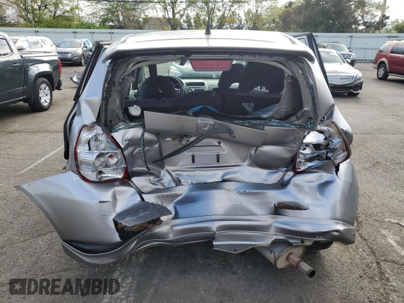 2007 Honda Fit Sport with VIN JHMGD38637S059358, listed as a Copart auction lot 72783224 with 0 mi miles and Salvage Title. Bid and sale history available at carsss.com. Image 6.
