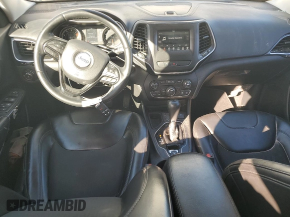 2019 Jeep Cherokee Latitude Plus with VIN 1C4PJLLB7KD338758, listed as a Copart auction lot 46354245 with 106,328 mi miles and Salvage Title. Bid and sale history available at carsss.com. Image 8.