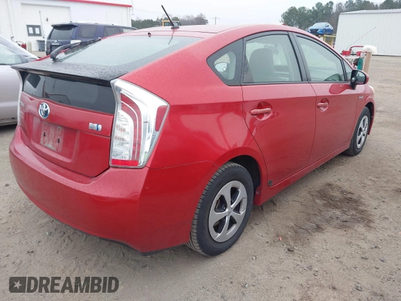2013 Toyota Prius One with VIN JTDKN3DU6D0346326, listed as a IAAI auction lot 41206502 with 169,544 mi miles and . Bid and sale history available at DreamBid. Image 4.