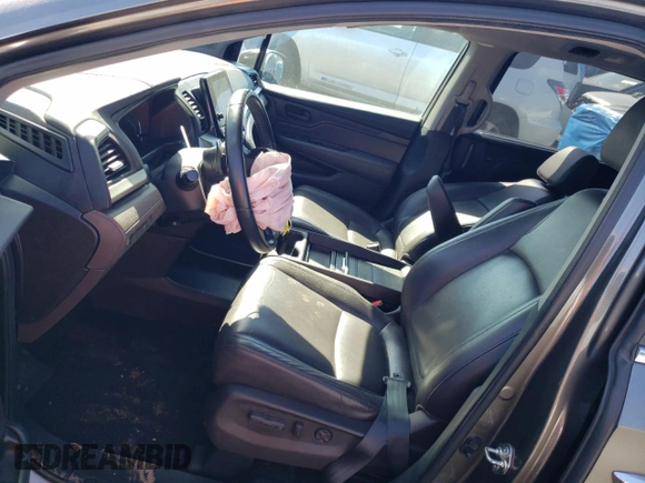 2018 Honda Odyssey EX-L with VIN 5FNRL6H78JB003220, listed as a Copart auction lot 48493355 with 127,807 mi miles and Salvage Title. Bid and sale history available at carsss.com. Image 7.