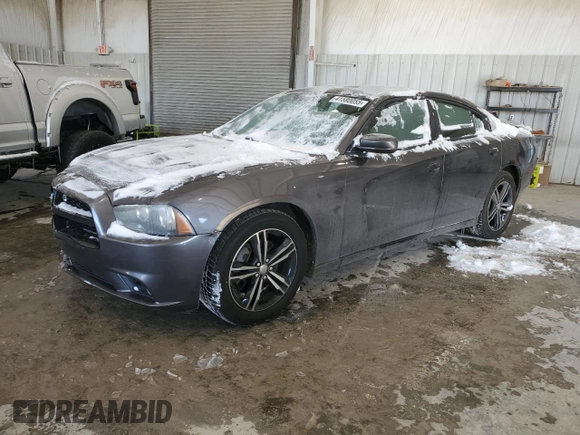 2014 Dodge Charger SXT Plus with VIN 2C3CDXJG4EH372115, listed as a Copart auction lot 41580055 with 197,232 mi miles and Salvage Title. Bid and sale history available at carsss.com. Image 1.