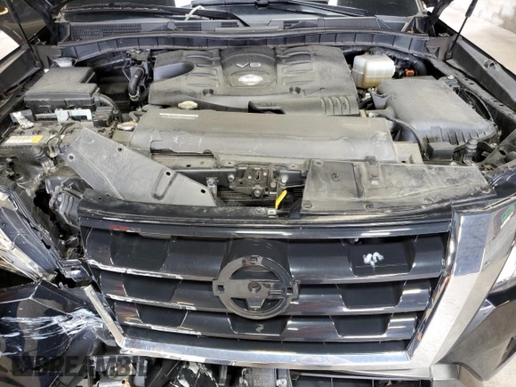 2021 Nissan Armada SL with VIN JN8AY2BBXM9795698, listed as a Copart auction lot 63000174 with 33,002 mi miles and Salvage Title. Bid and sale history available at carsss.com. Image 12.