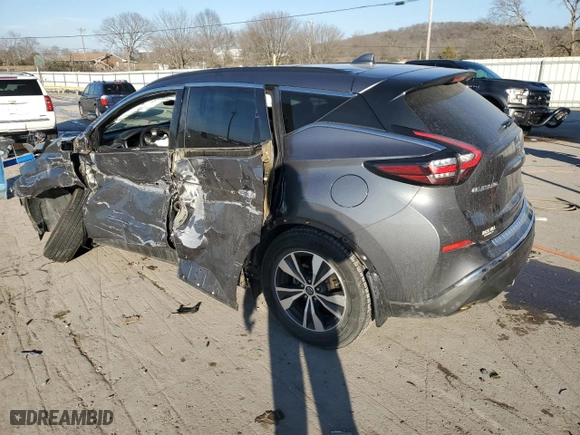 2019 Nissan Murano S with VIN 5N1AZ2MJ2KN152467, listed as a Copart auction lot 42316855 with 87,126 mi miles and Salvage Title. Bid and sale history available at carsss.com. Image 2.