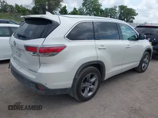 2015 Toyota Highlander Limited with VIN 5TDDKRFH9FS204671, listed as a IAAI auction lot 42503768 with 275,365 mi miles and . Bid and sale history available at DreamBid. Image 4.