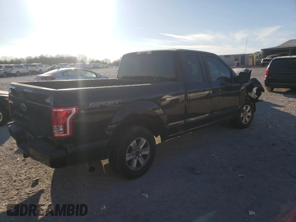2016 Ford F-150 XL with VIN 1FTEX1CP6GFD58405, listed as a Copart auction lot 47052915 with Not Provided miles and Salvage Title. Bid and sale history available at carsss.com. Image 3.