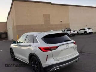 2019 Infiniti QX50 Pure with VIN 3PCAJ5M32KF106005, listed as a Copart auction lot 41895185 with 57,500 mi miles and Salvage title. Bid and sale history available at DreamBid. Image 3.