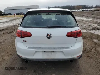 2016 Volkswagen Golf GTI SE w/Performance Pkg with VIN 3VW547AUXGM015744, listed as a Copart auction lot 47677445 with 130,490 mi miles and Salvage Title. Bid and sale history available at carsss.com. Image 6.