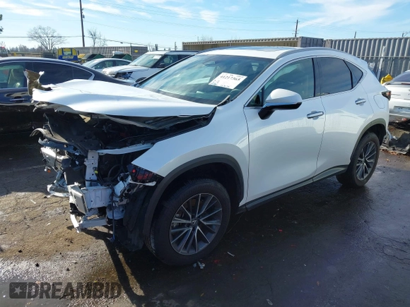 2022 Lexus NX with VIN 2T2AGCEZ7NC002524, listed as a IAAI auction lot 41217365 with 43,786 mi miles. Bid and sale history available at carsss.com. Image 18.