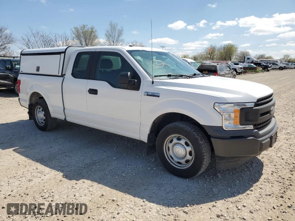 2018 Ford F-150 XL with VIN 1FTEX1CB4JKF62364, listed as a Copart auction lot 50784995 with 185,505 mi miles and Clean Title. Bid and sale history available at carsss.com. Image 4.
