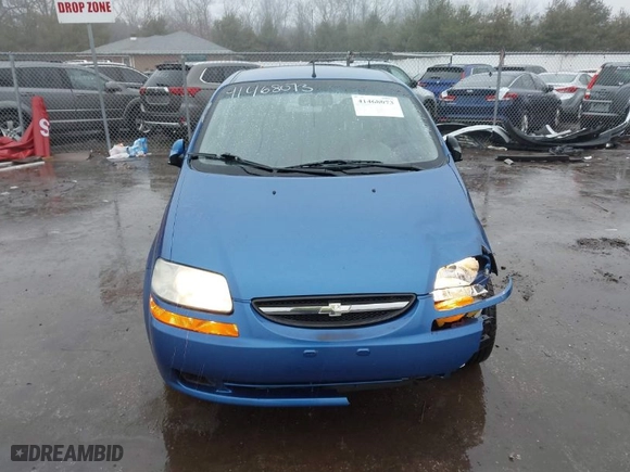 2008 Chevrolet Aveo LS with VIN KL1TD66608B010633, listed as a IAAI auction lot 41468073 with 73,744 mi miles. Bid and sale history available at carsss.com. Image 12.