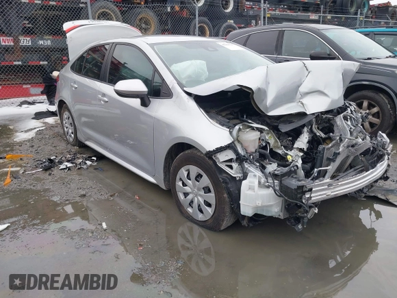 2021 Toyota Corolla L with VIN 5YFDPMAE1MP186674, listed as a IAAI auction lot 41351717 with 38,988 mi miles and . Bid and sale history available at DreamBid. Image 1.
