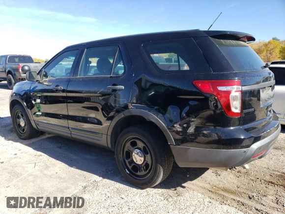 2014 Ford Utility Police Interceptor with VIN 1FM5K8AR0EGB27353, listed as a Copart auction lot 77555854 with 100,315 mi miles and Clean Title. Bid and sale history available at carsss.com. Image 2.